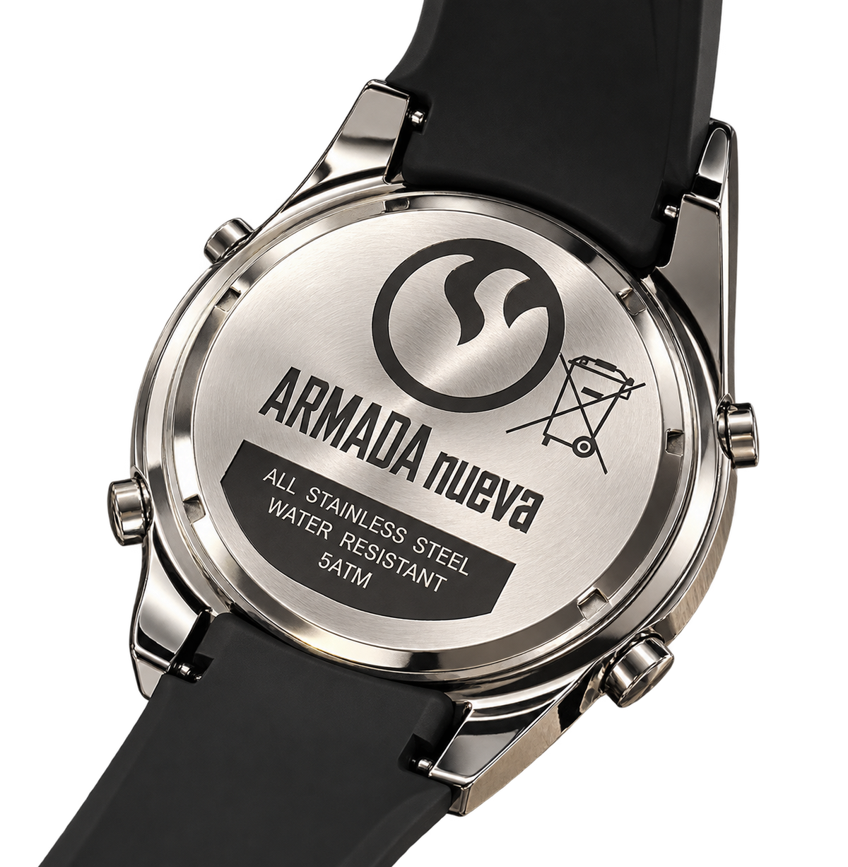 Armada Nueva Impulso | Digitale Quarzo - Gomma